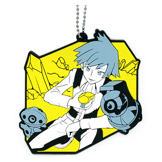 Pokemon Steven Stone & Others Secret Big Rubber Keychain Collection Tc OA Champion Daigo Pokemon Center Limited Keychains [USED]