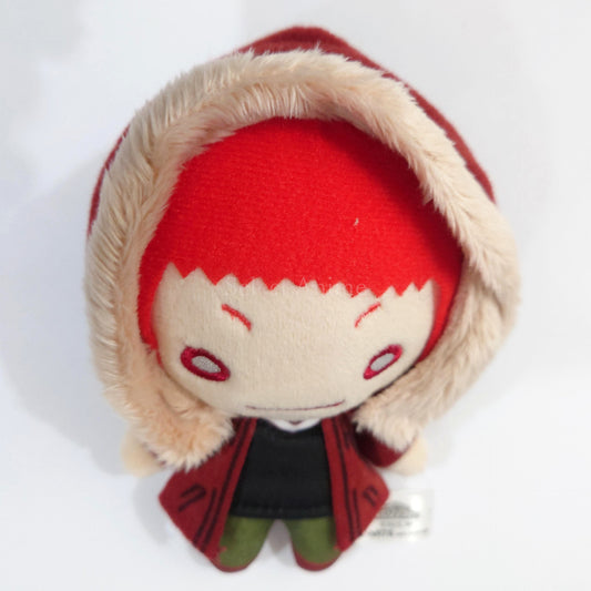 My Hero Academia Eijirou Kirishima Coat Nitotan Plush Toy with Ball Chain Keychains [USED]