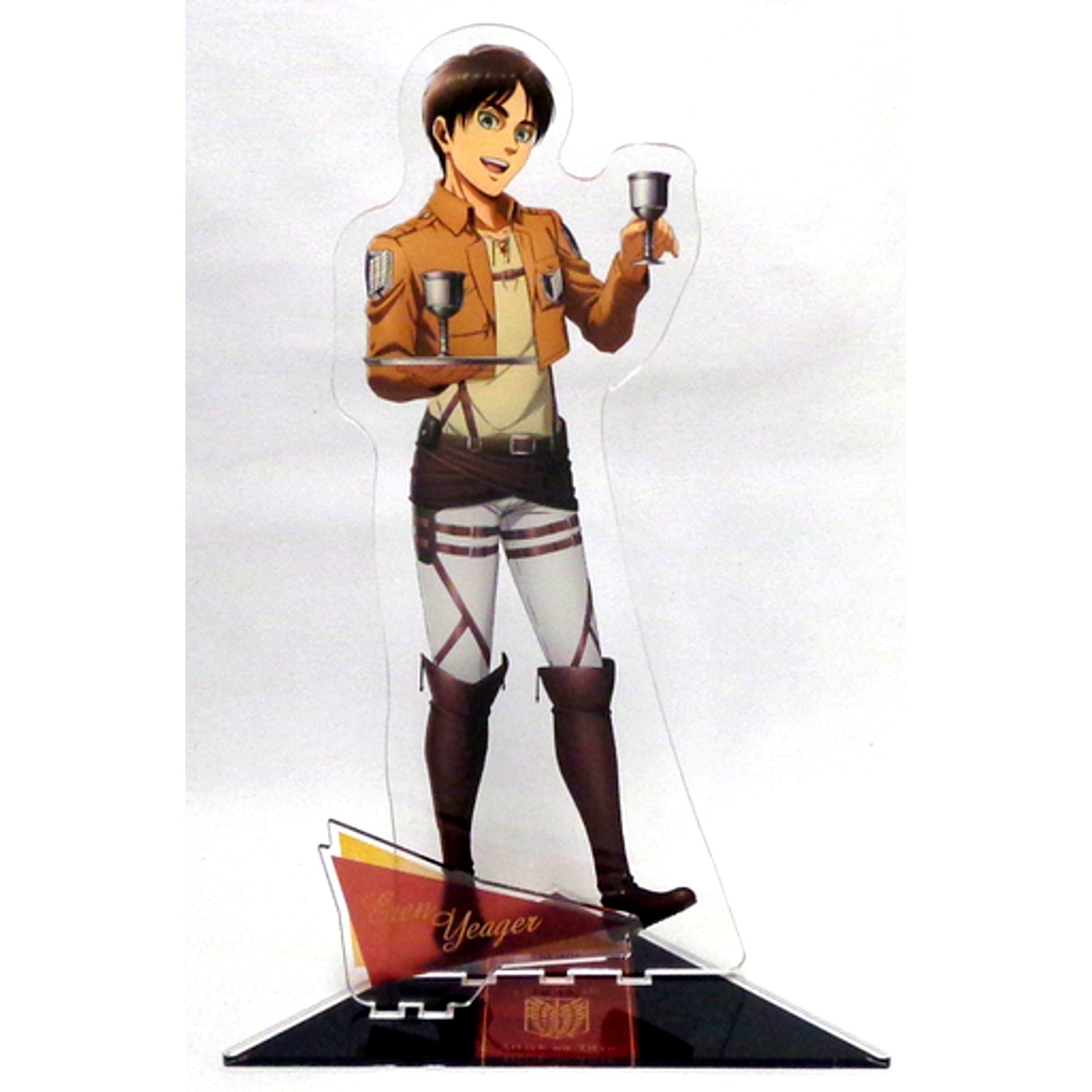 Eren Yeager Attack on Titan Season 3 Part 2 animatecafe Super Large Acrylic Stand Figure [USED]