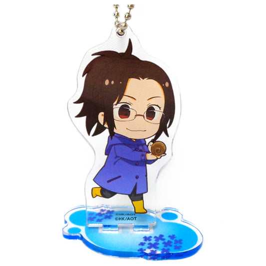 Attack on Titan Season 3 Part.2 Hange Zoe Trading Acrylic Stand Keychain Group B animate cafe Limited Keychains [USED]