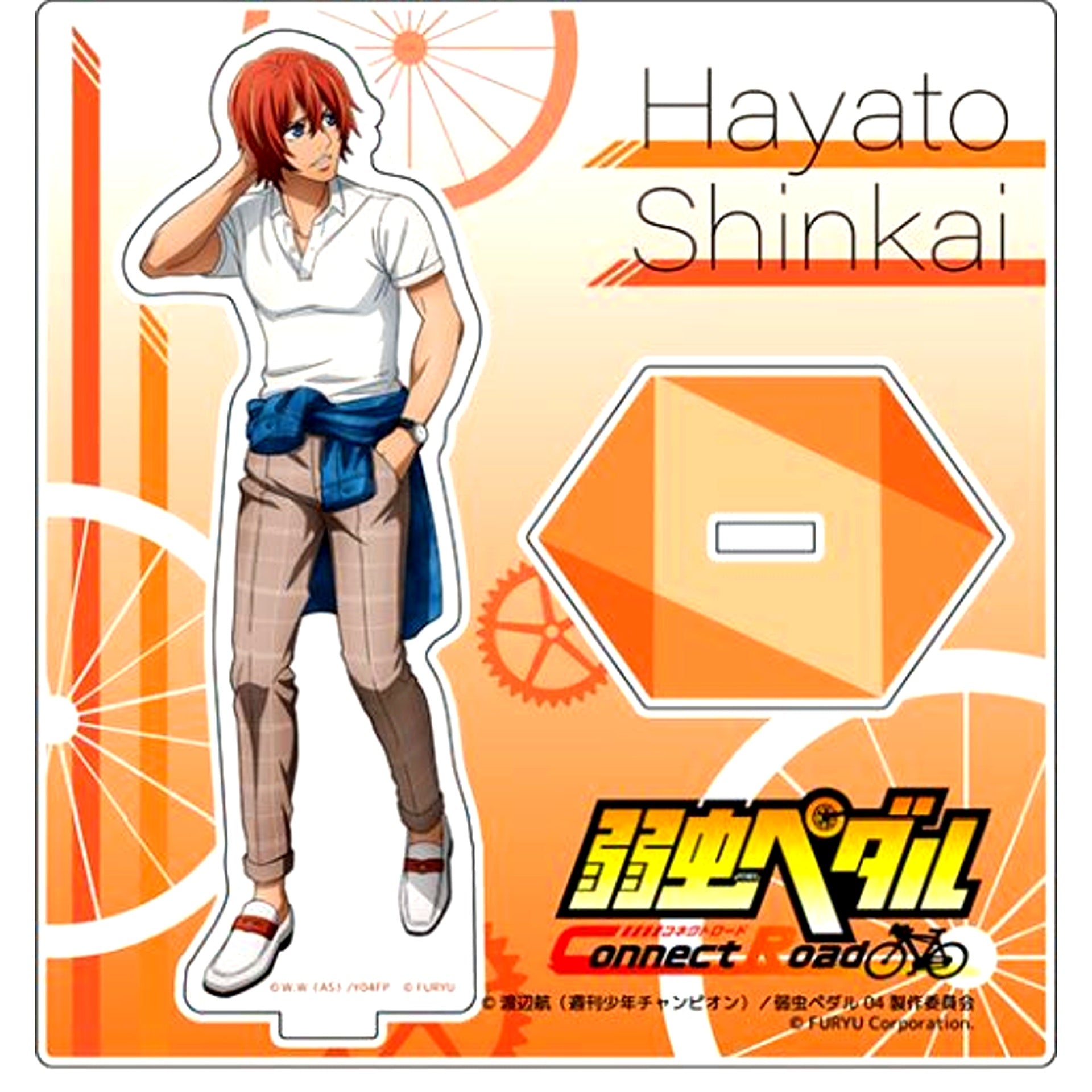 Hayato Shinkai Acrylic Stand Yowamushi Pedal Connect Road [USED]
