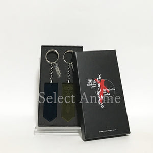 Memory Cube Crystal Keychain 2 Set Xenogears 20th Anniversary Concert The Beginning and the End Key Ring [USED]