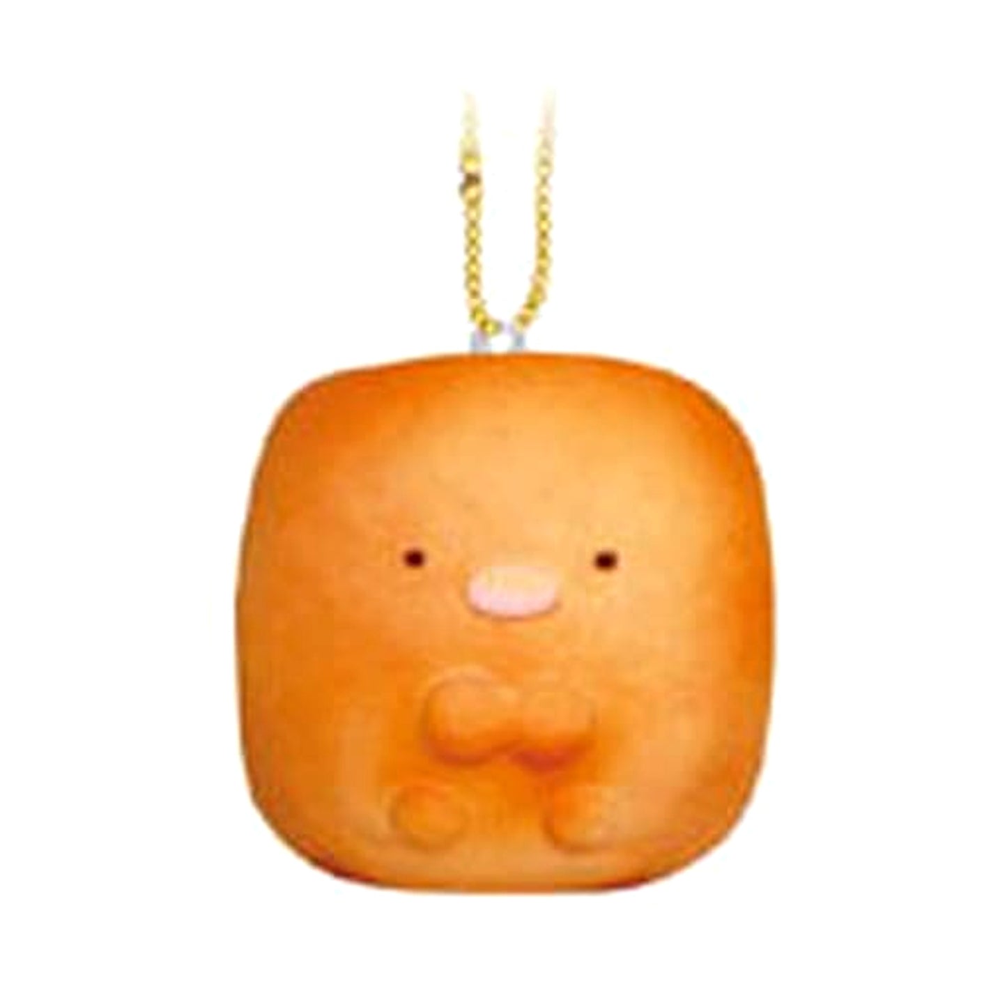 Sumikko Gurashi Pork Cutlet Chigiri Bread Squeeze Mascot 2 Keychains [USED]