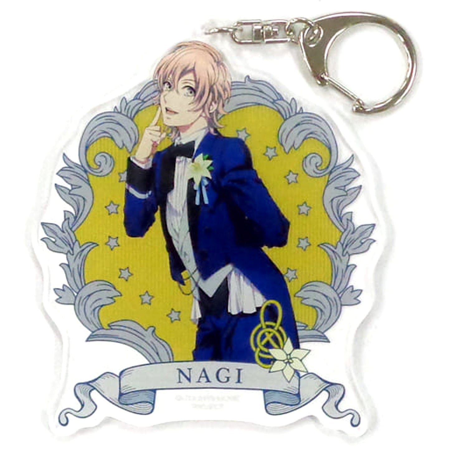 Uta no Prince Sama Movie: Maji Love Kingdom Nagi Mikado Trading Acrylic Keychains RAGING Ver. Maji Love Caravan Limited Keychains [USED]