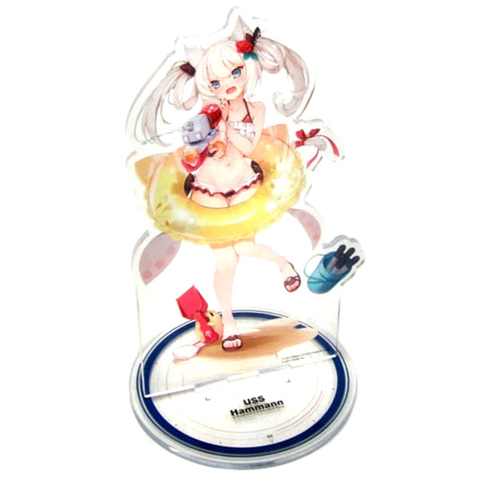 Hammann Swimsuit Ver. Big Acrylic Stand Azur Lane animate Only Shop [USED]