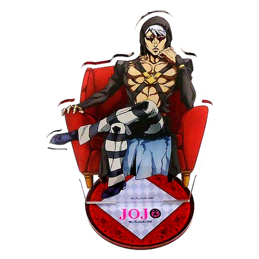 Risotto Nero Assassin Team Illustration BIG Acrylic Stand JoJo's Bizarre Adventure Part 5 Golden Wind [USED]
