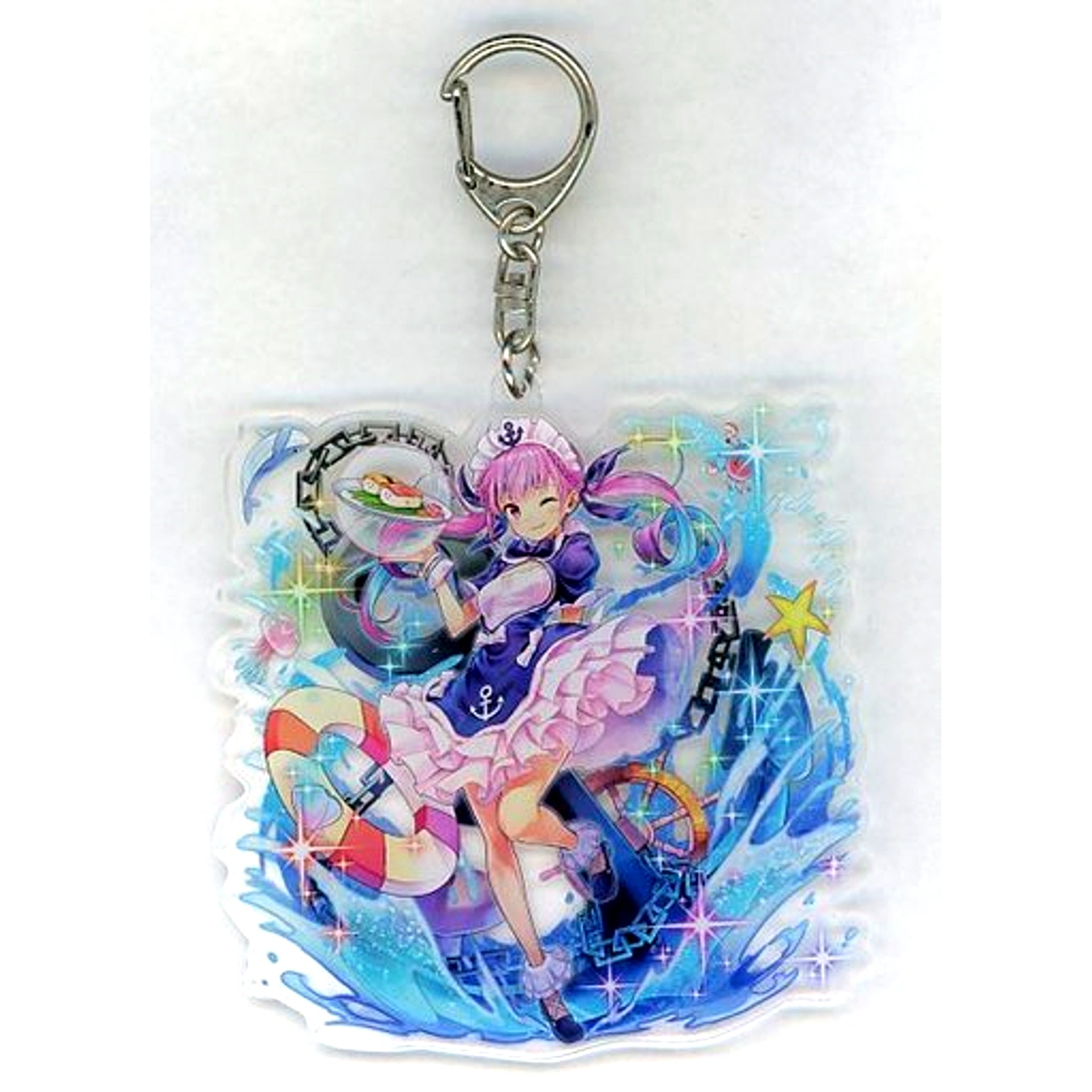 Minato Aqua Hololive Akatsuki no Breakers Collabo Acrylic Keychain Atre Akihabara [USED]
