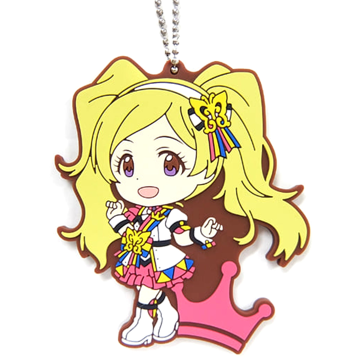 THE IDOLM@STER Million Live! Emily Stewart Princess Stars Ver. Ichiban Kuji Harmony Festival!! Rubber Charm Kyunchara Illustrations Prize G [USED]