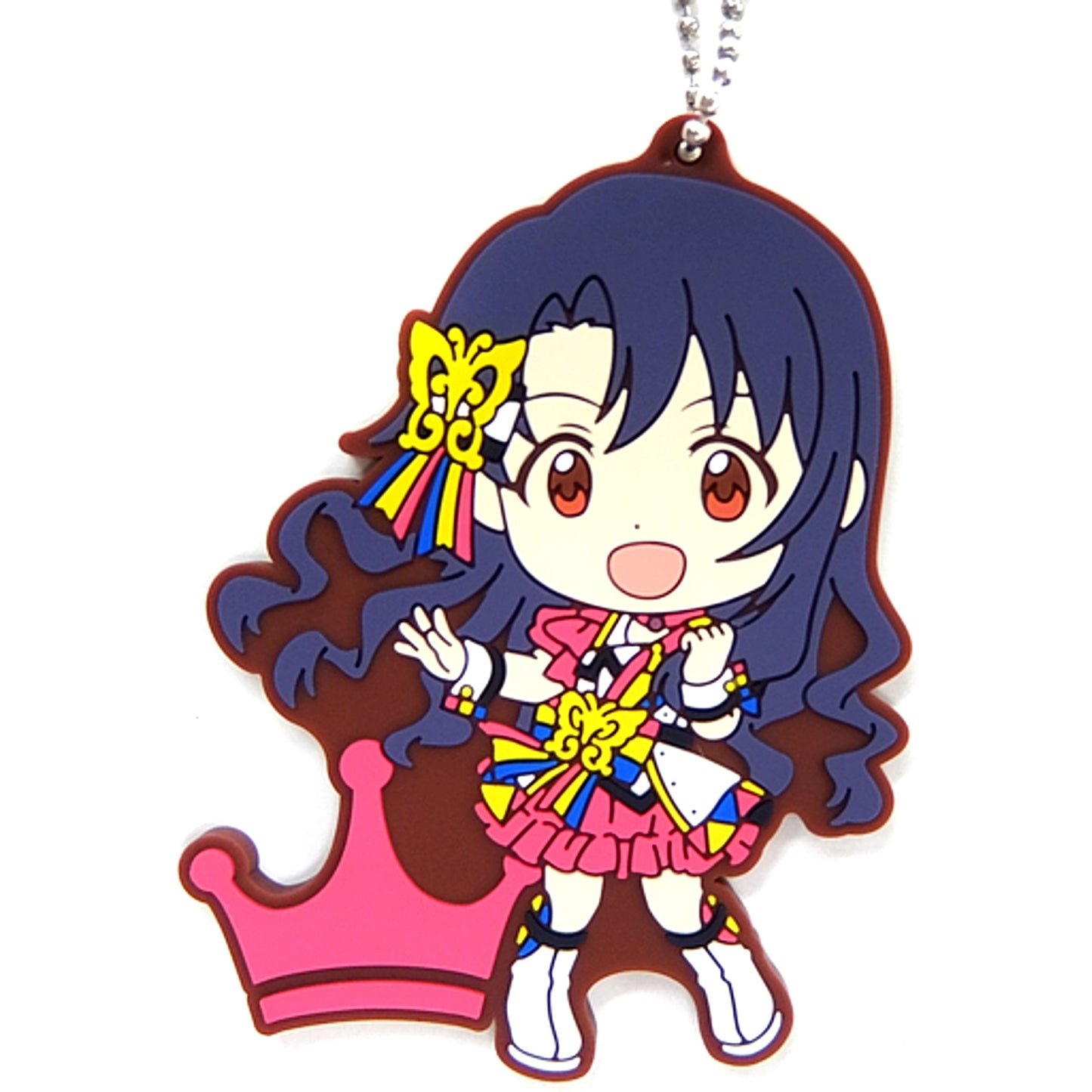 Sayoko Takayama Princess Stars Ver. Rubber Charm Kyun Chara Illustrations Ichiban Kuji The Idolmaster Million Live! Harmony Festival!! Prize G [USED]