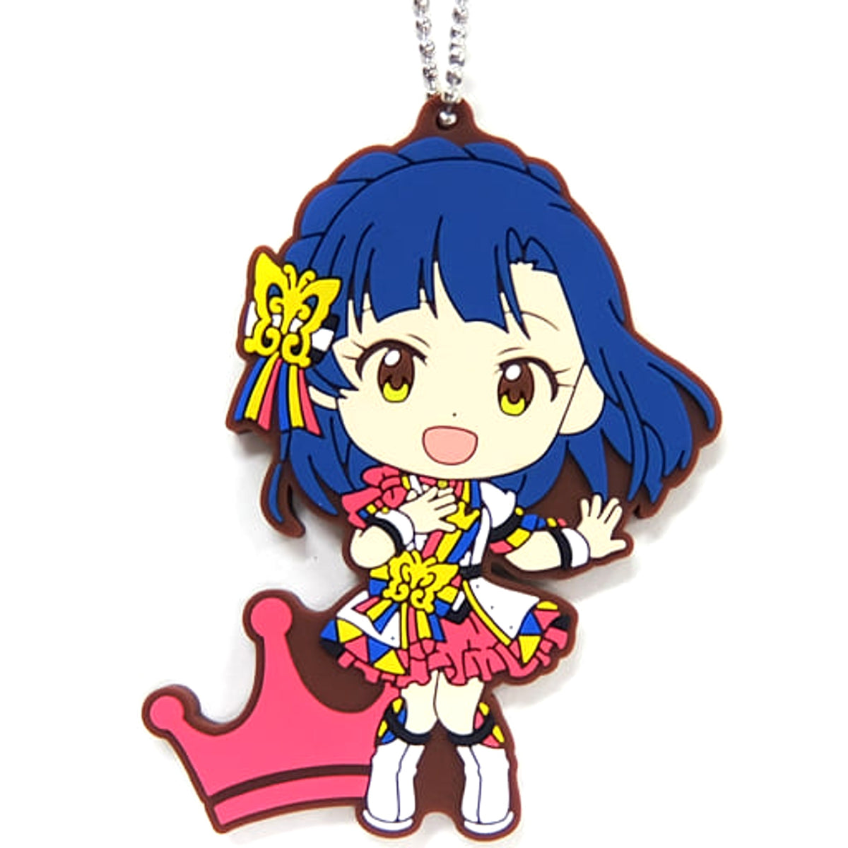 THE IDOLM@STER Million Live! Nanao Yuriko Princess Stars Ver. Ichiban Kuji Harmony Festival!! Rubber Charm Kyunchara Illustrations Prize G [USED]