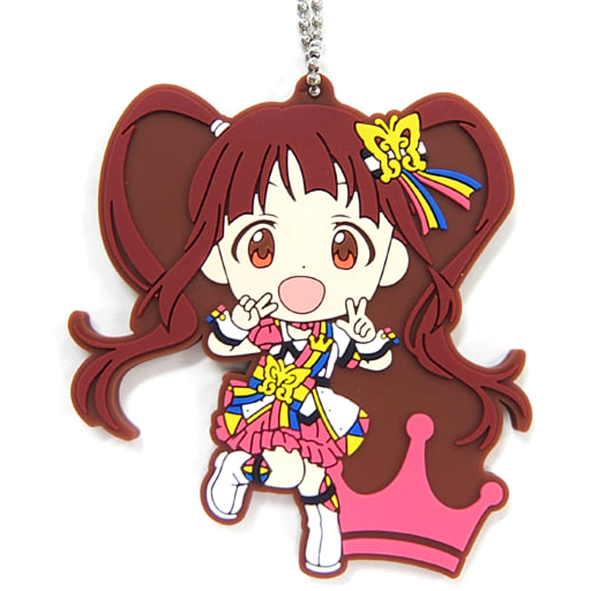 THE IDOLM@STER Million Live! Arisa Matsuda Princess Stars Ver. Ichiban Kuji Harmony Festival!! Rubber Charm Kyunchara Illustrations Prize G [USED]