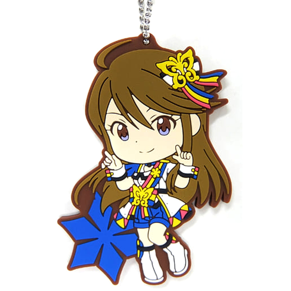 THE IDOLM@STER Million Live! Megumi Tokoro Fairy Stars Ver. Ichiban Kuji Harmony Festival!! Rubber Charm Kyunchara Illustrations Prize H [USED]