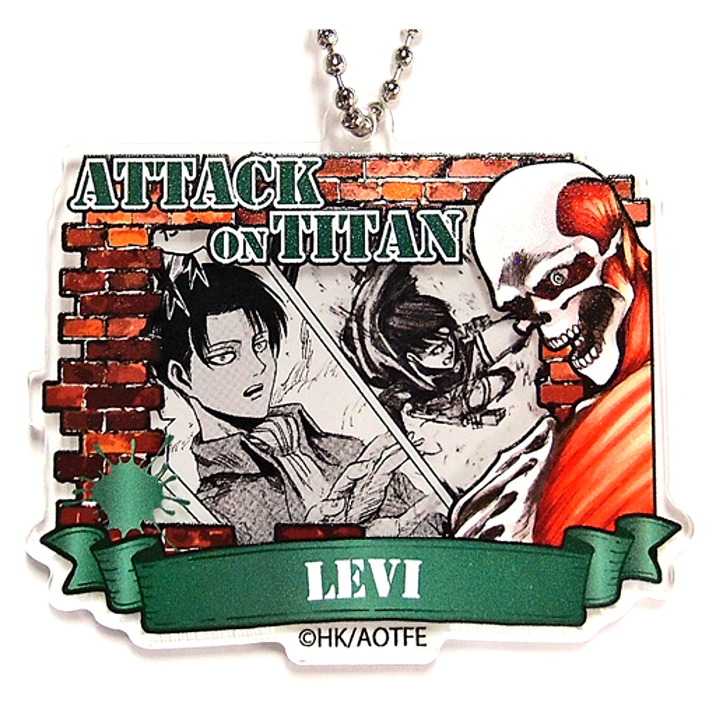 Levi Attack on Titan Exhibition FINAL Trading Deco Frame Acrylic Keychain [USED]
