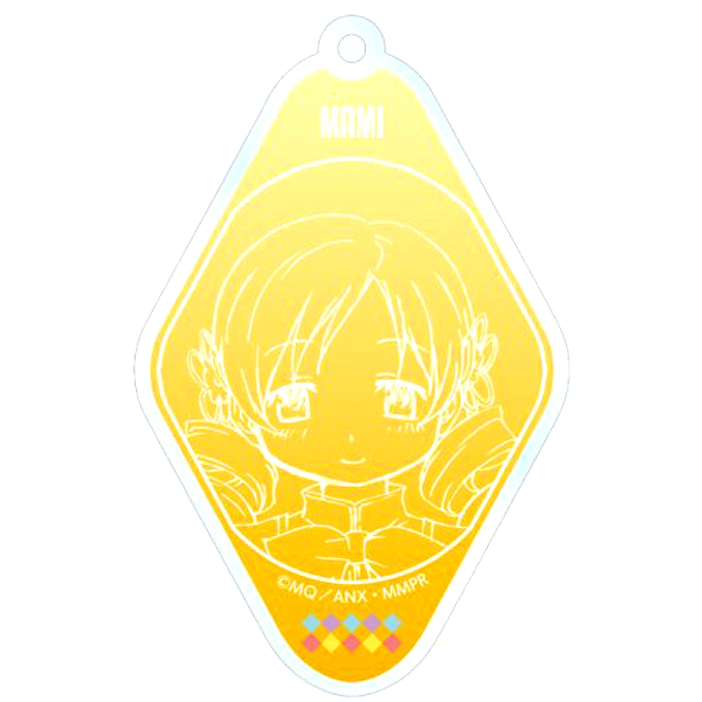 Mami Tomoe Puella Magi Madoka Magica The Movie Rebellion Trading Acrylic Keychain Front [USED]
