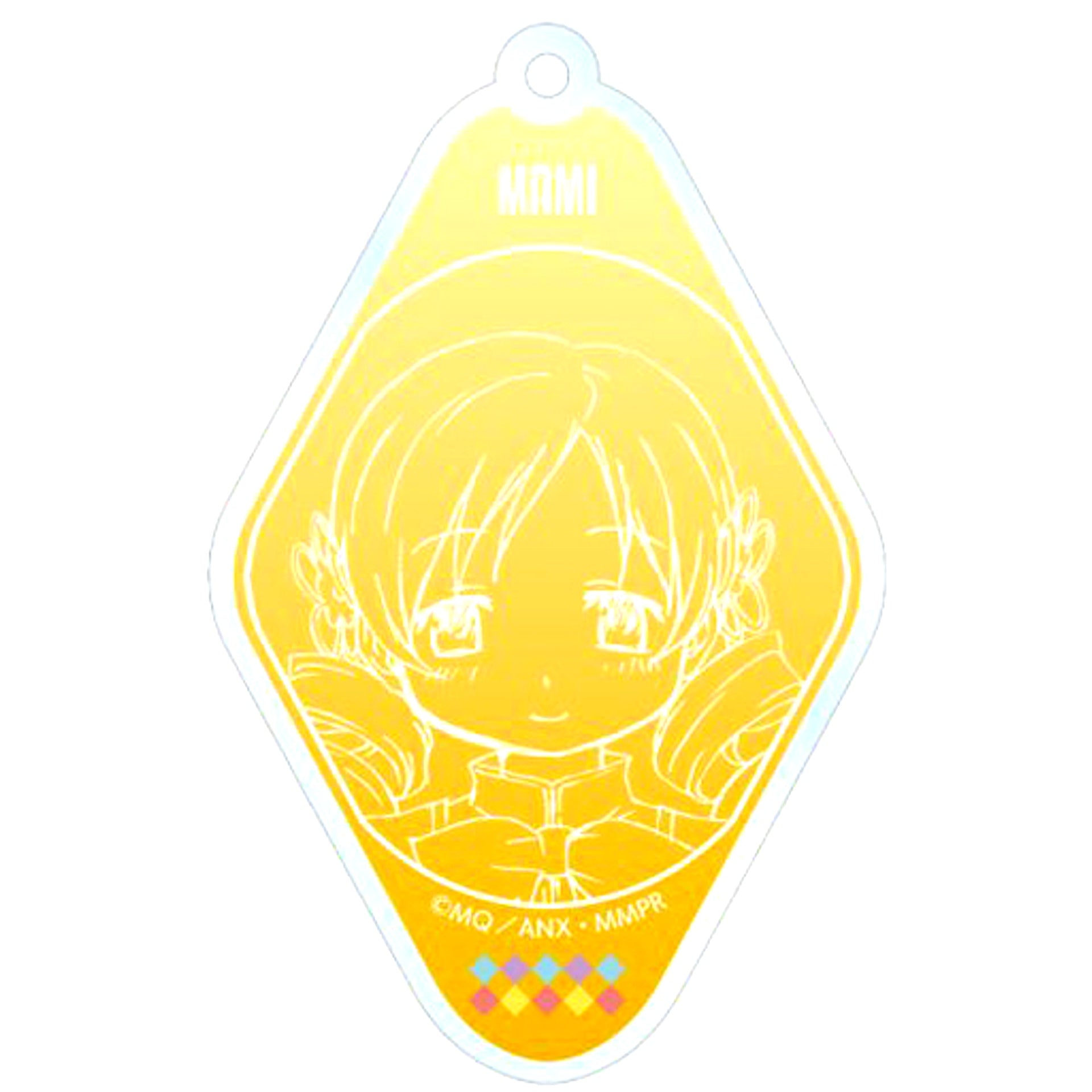 Mami Tomoe Puella Magi Madoka Magica The Movie Rebellion Trading Acrylic Keychain Front [USED]