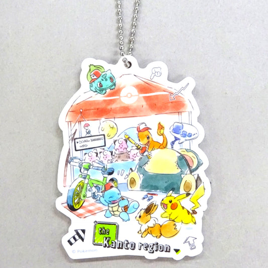 Kanto Region Pokemon Acrylic Charm Collection Pokemon World Market [USED]