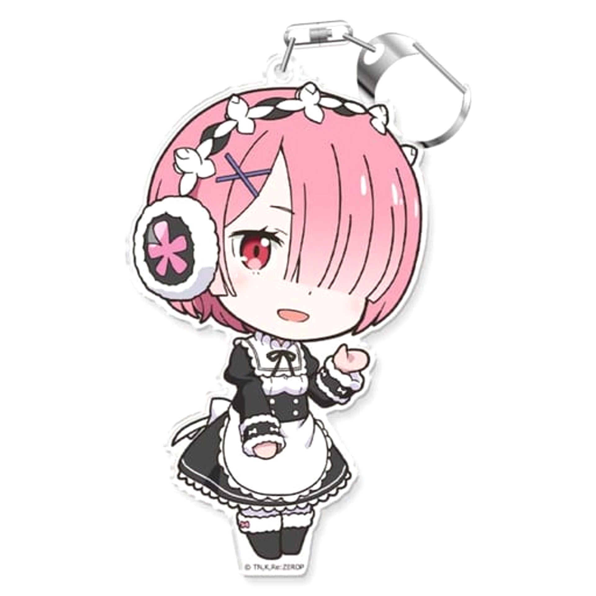 Re:ZERO -Starting Life in Another World- Memory Snow Ram with Stand Punicolle! Keychain with Stand Keychains [USED]