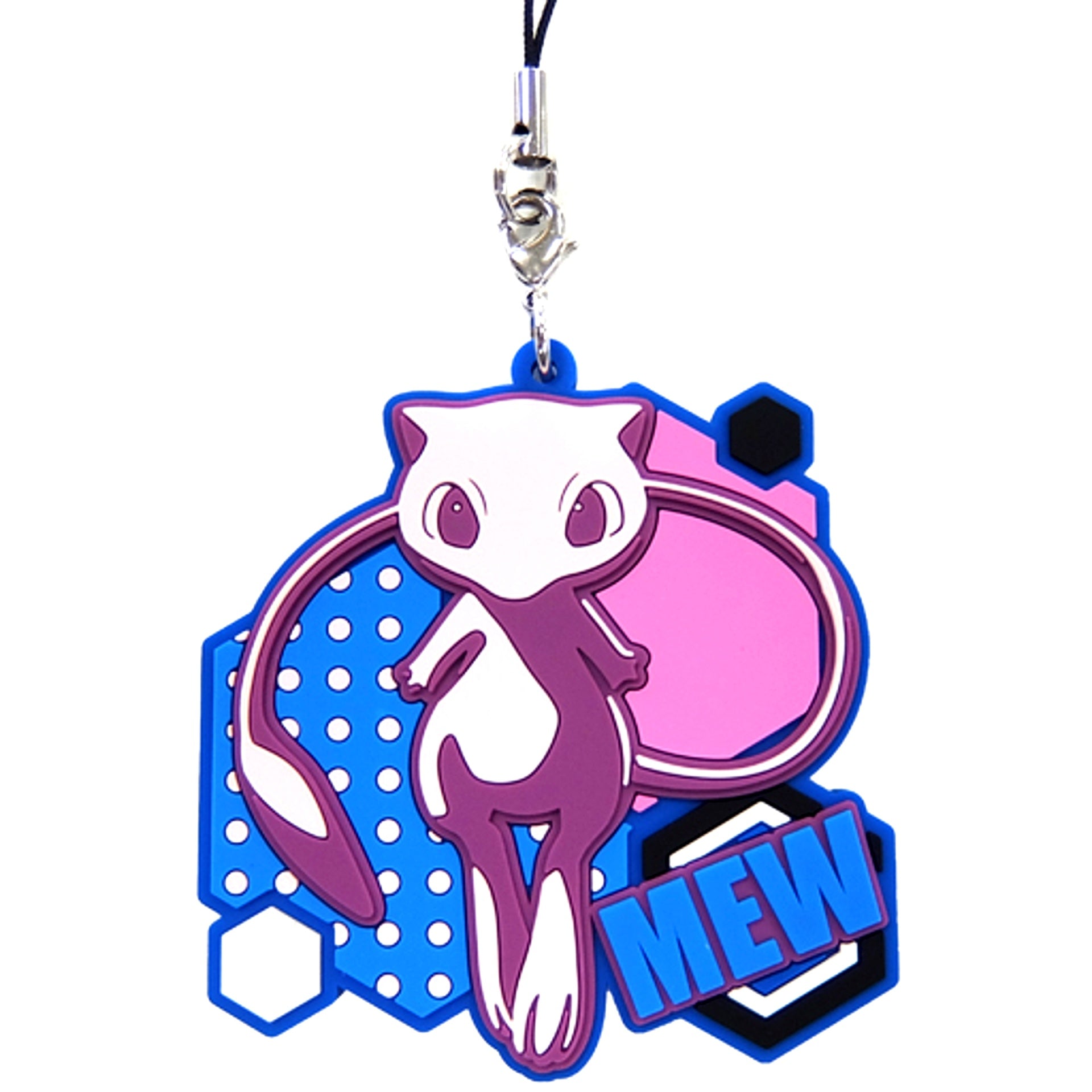 Mew Pokemon Mewtwo Strikes Back EVOLUTION Rubber Strap Collection Theater Goods [USED]
