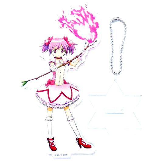 Madoka Kaname Magia Record Acrylic Keychain with Stand Base [USED]