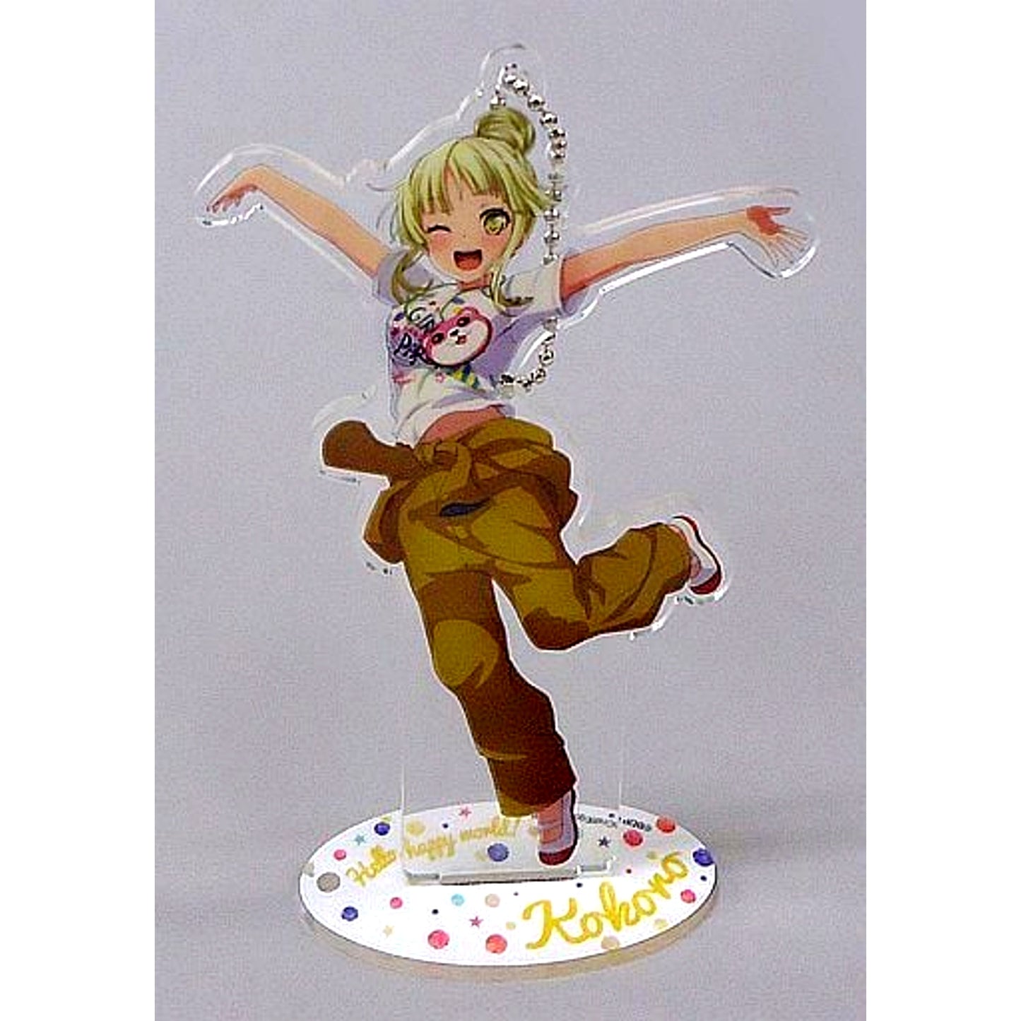 Kokoro Tsurumaki BanG Dream! Girls Band Party! Acrylic Stand Keychain GalPa & Starlight Fes 2019 in Ikebukuro [USED]