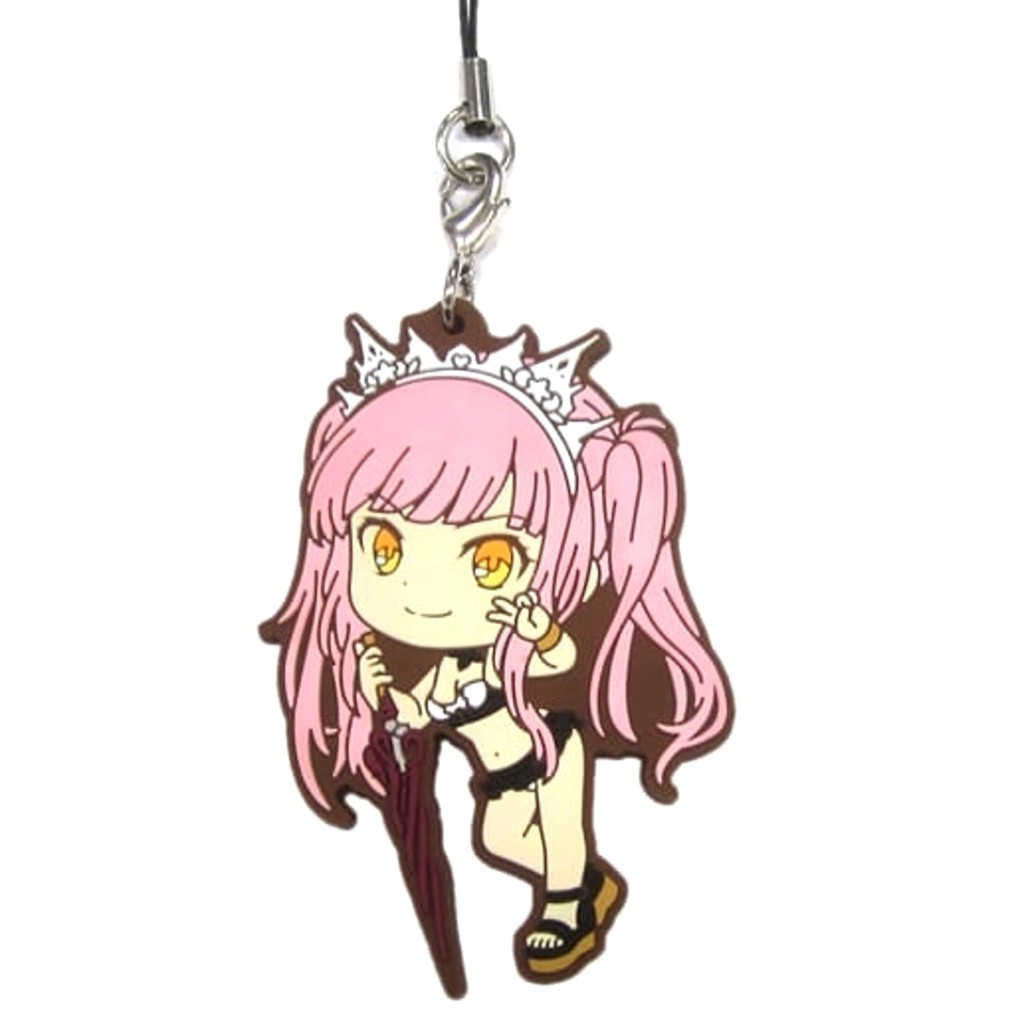 Fate/Grand Order Saber/Queen Medb Ichiban Kuji Natsuda! Resort da! Servant Summer Festival!! Rubber Charm Kyunchara Illustrations Servant Fes. Boys Ver. Prize I Keychains [USED]