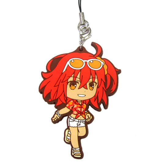 Fate/Grand Order Female Potagonist Tropical Summer Ichiban Kuji Natsuda! Resort da! Servant Summer Festival!! Rubber Charm Kyunchara Illustrations Servant Fes. Boys Ver. Prize I Keychains [USED]