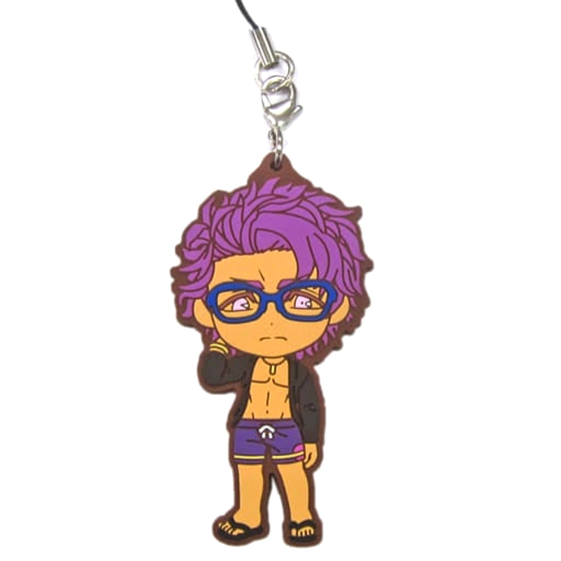 Fate/Grand Order Saber/Lancelot Ichiban Kuji Natsuda! Resort da! Servant Summer Festival!! Rubber Charm Kyunchara Illustrations Servant Fes. Boys Ver. Prize J Keychains [USED]