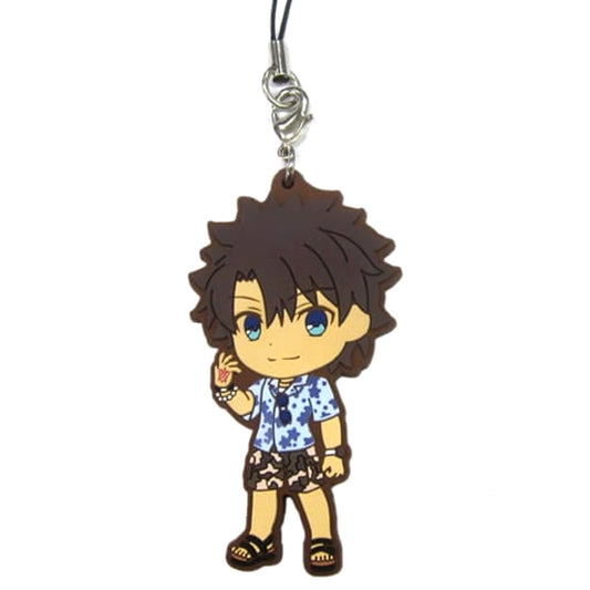 Fate/Grand Order Male Protagonist Tropical Summer Ichiban Kuji Natsuda! Resort da! Servant Summer Festival!! Rubber Charm Kyunchara Illustrations Servant Fes. Boys Ver. Prize J Keychains [USED]