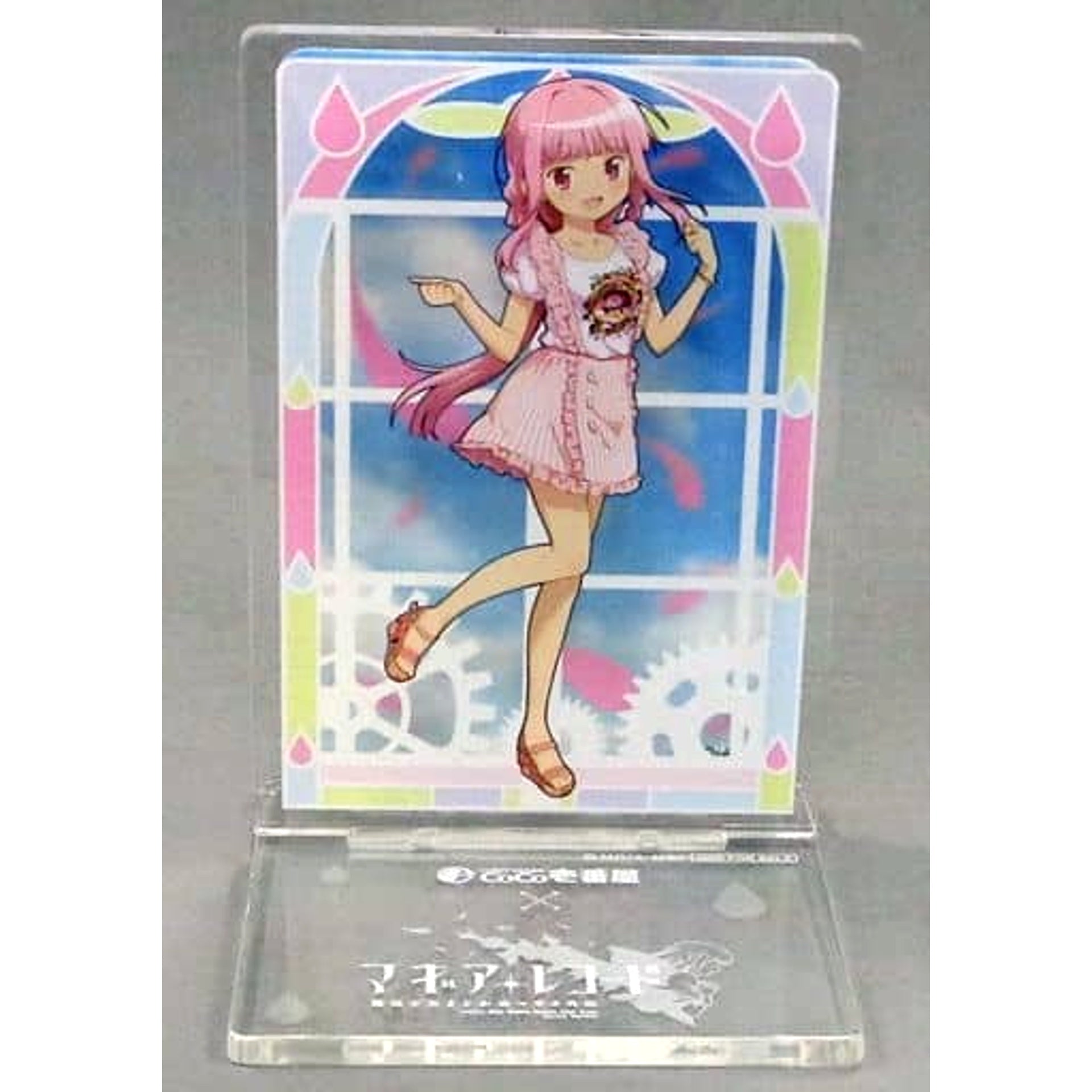 Magia Record Puella Magi Madoka Magica Side Story x Curry House CoCo Ichibanya Iroha Tamaki Original Illustration Acrylic Stand Menu Order Bonus Acrylic Stands [USED]