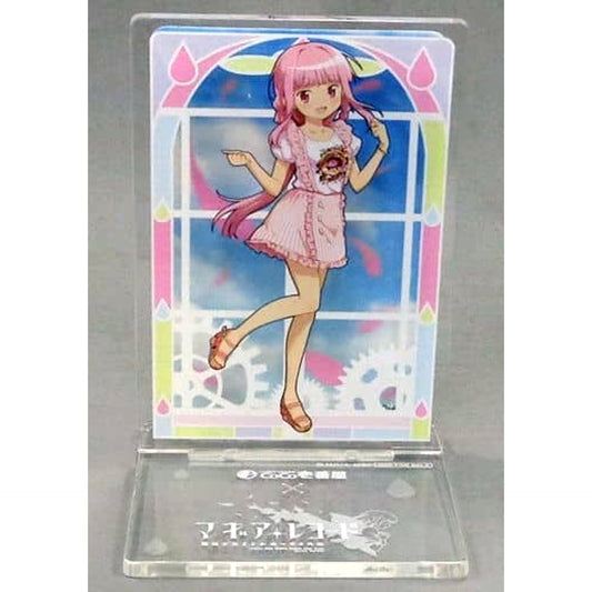 Magia Record Puella Magi Madoka Magica Side Story x Curry House CoCo Ichibanya Iroha Tamaki Original Illustration Acrylic Stand Menu Order Bonus Acrylic Stands [USED]