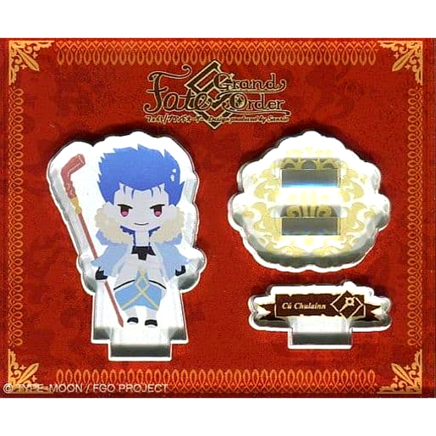 Fate/Grand Order Cu Chulainn Trading Acrylic Stand Design Produced by Sanrio [USED]