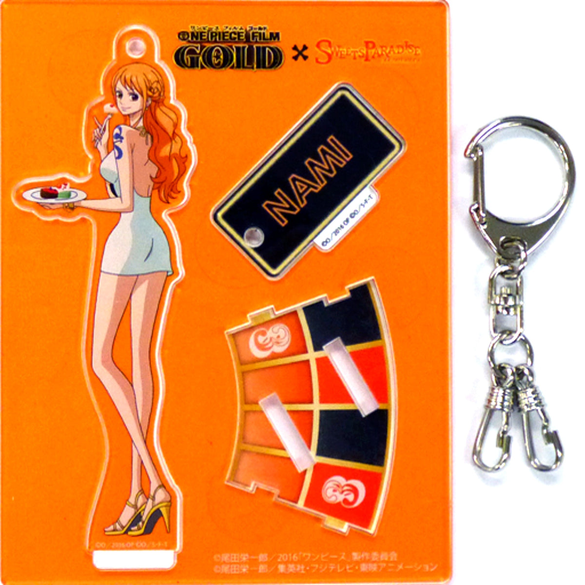 Nami One Piece Film Gold x Sweets Paradise Acrylic Stand Charm [USED]