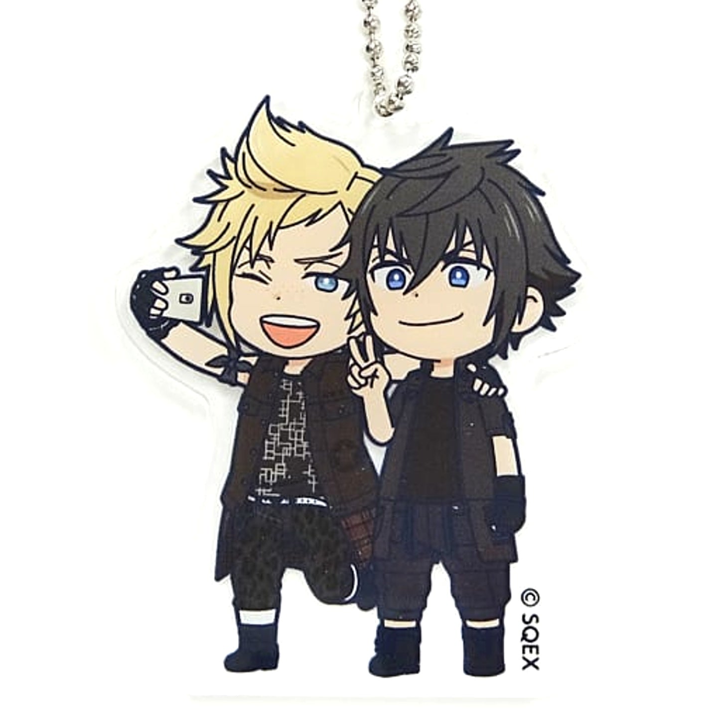 Final Fantasy XV Noctis Prompto Pair Acrylic Keychain Collection Keychains [USED]