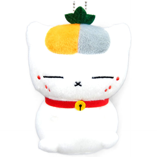 Triple Nyanko Sensei No. 3 Natsume's Book of Friends the Movie Triple Nyanko Sensei Plush Toy that Can Be Attached To Bag Mascot [USED]