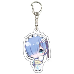 Re:ZERO -Starting Life in Another World- Rem Yukata Acrylic Keychain Chibi Character Summer Ver. Keychains [USED]
