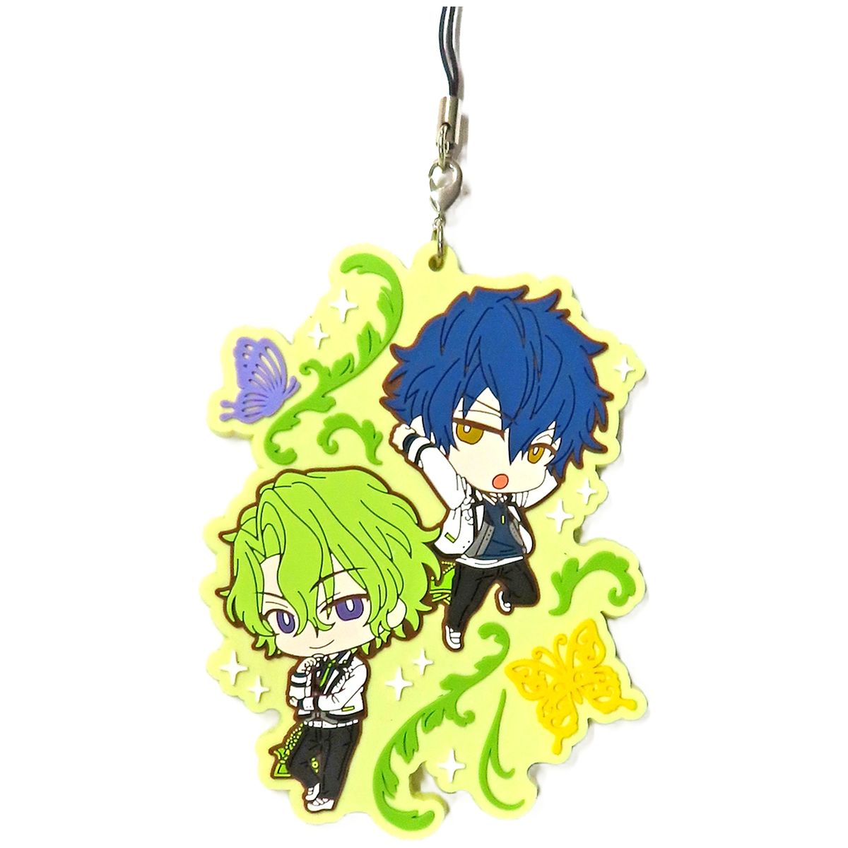 Eve Ensemble Stars! Unit Rubber Charm Key Chain [USED]