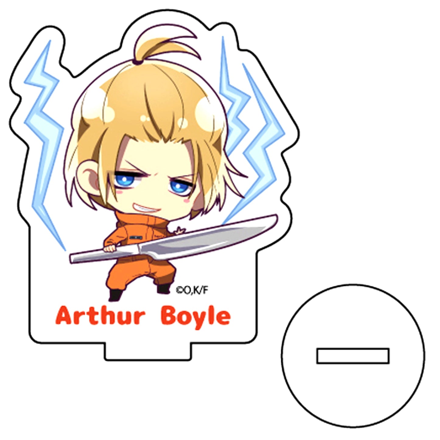Arthur Boyle Fire Force Acrylic Petit Stand 01 Photo Chara [USED]