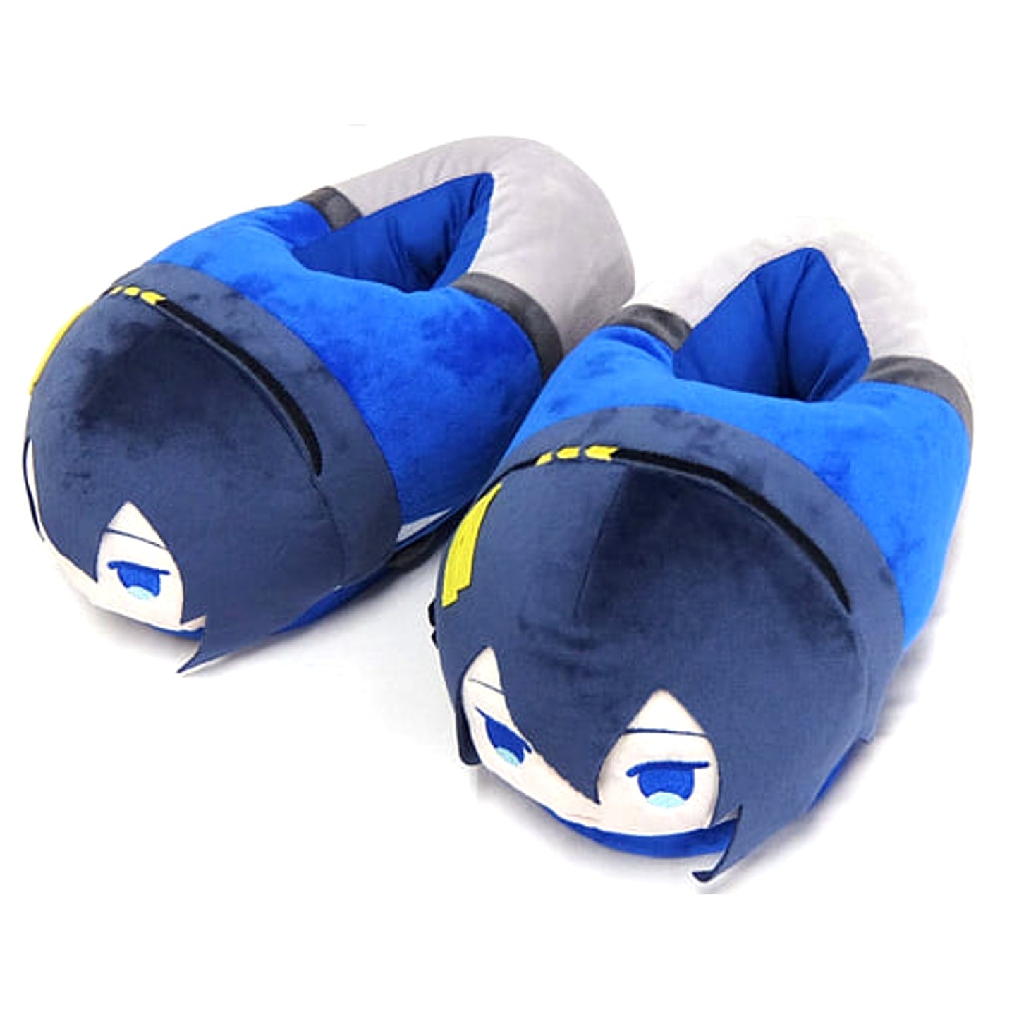 Mikazuki Munechika Touken Ranbu ONLINE Mochimochi Mascot Slippers [USED]