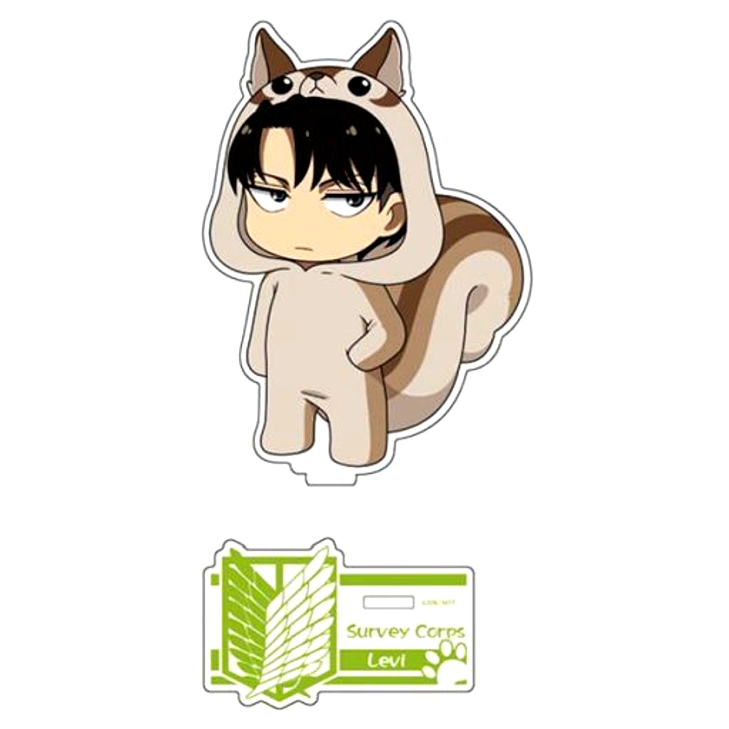 Levi Ackerman Season 3 Ver. Attack on Titan Animalukko Acrylic Figure M [USED]