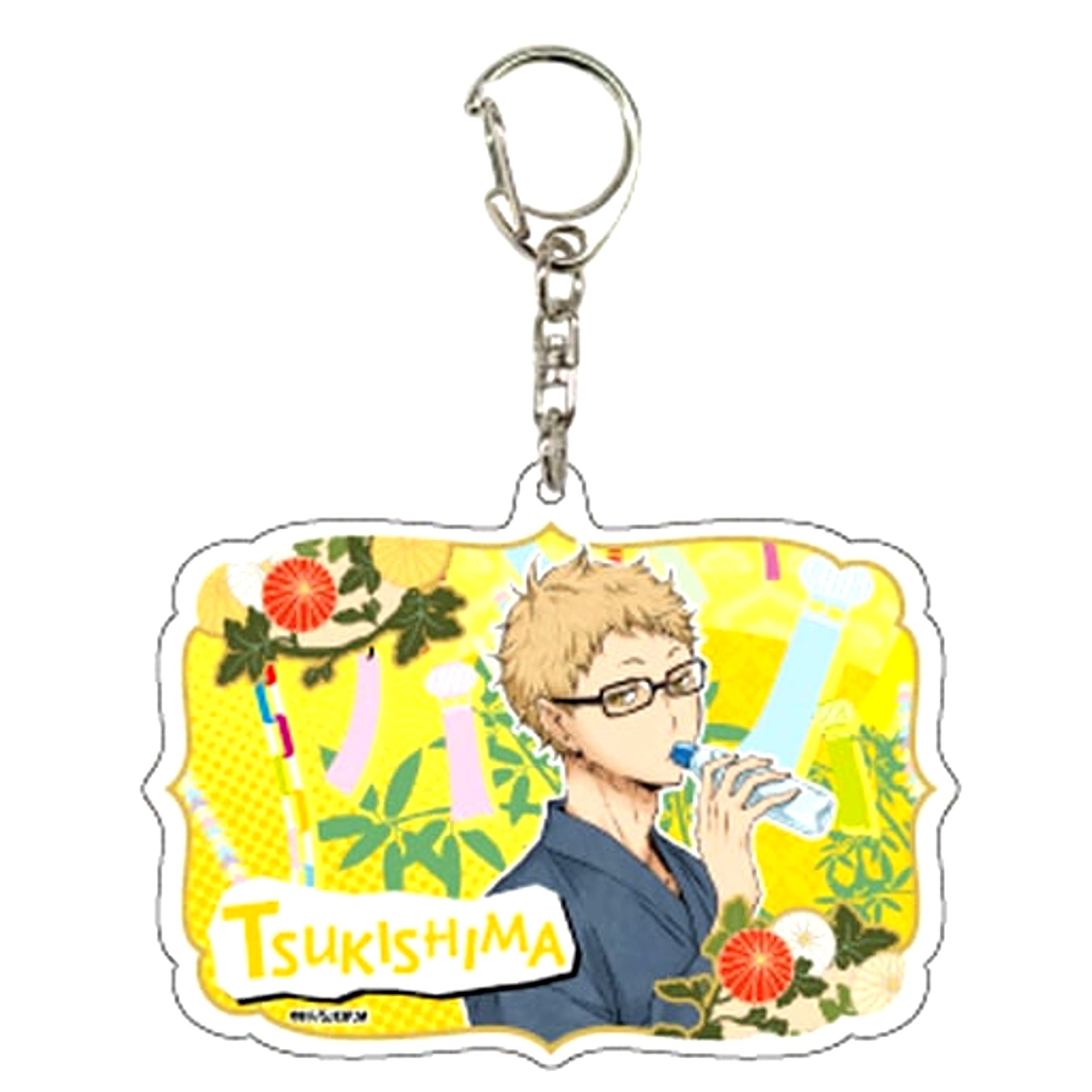 Kei Tsukishima Haikyu!! Acrylic Keychain 01. Yukata Ver. [USED]