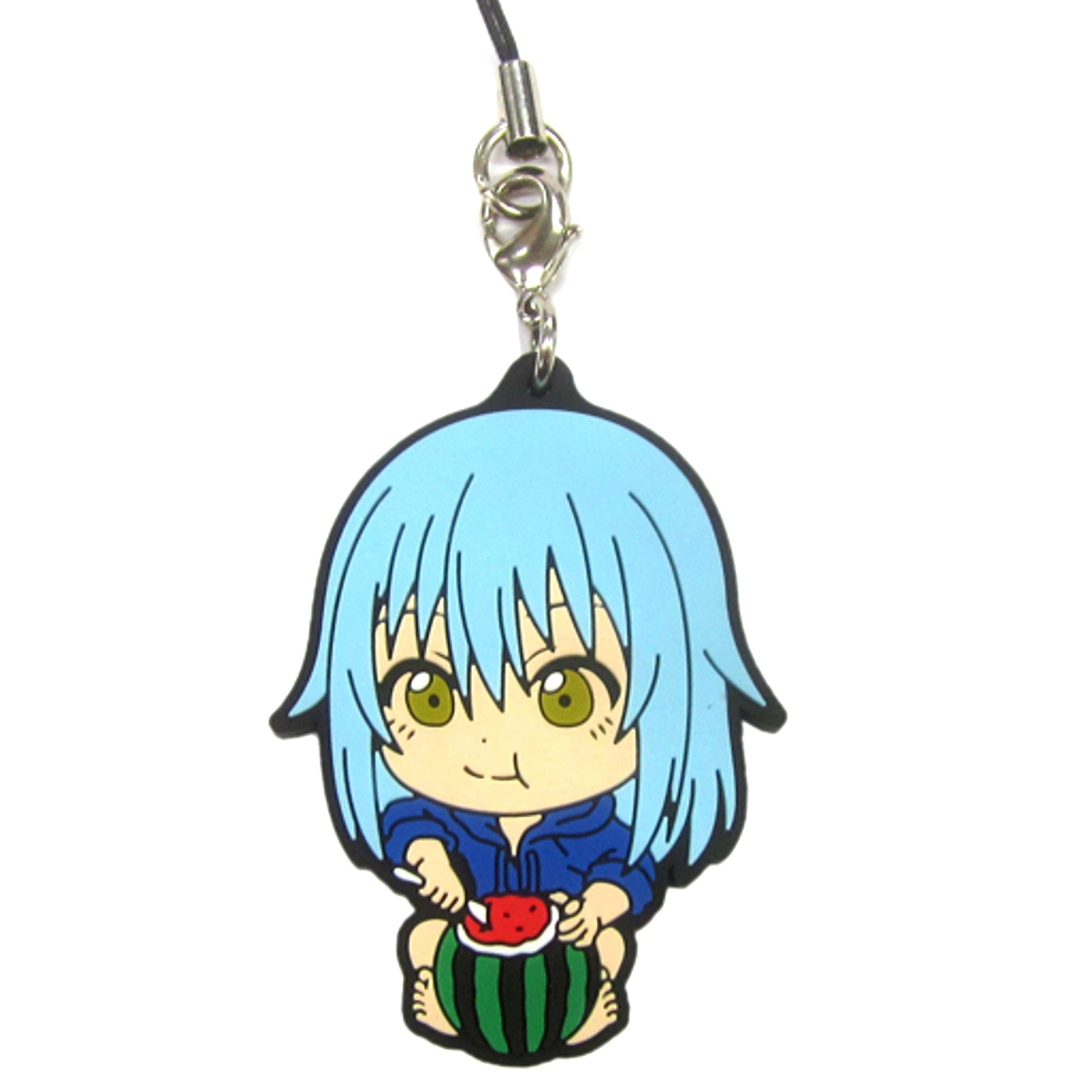 Rimuru Watermelon F Prize Rubber Strap Kyun Chara Illustrations Ichiban Kuji That Time I Got Reincarnated as a Slime Rimurus Summer Vacation [USED]