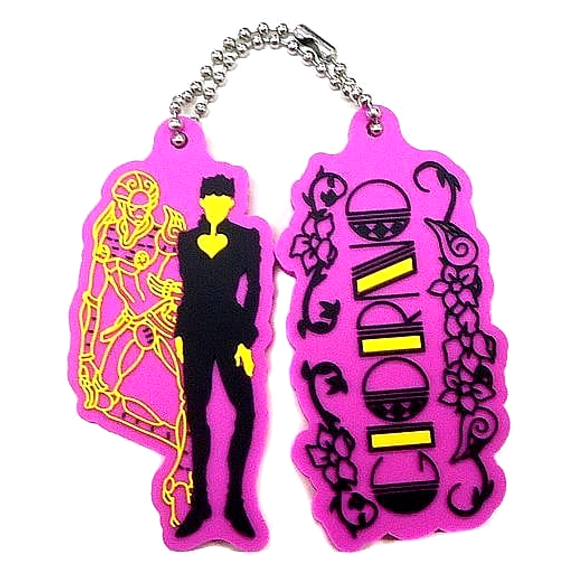 JoJo's Bizarre Adventure Golden Wind Giorno Giovanna Ichiban Kuji Part 2 Rubber Charm Prize F [USED]