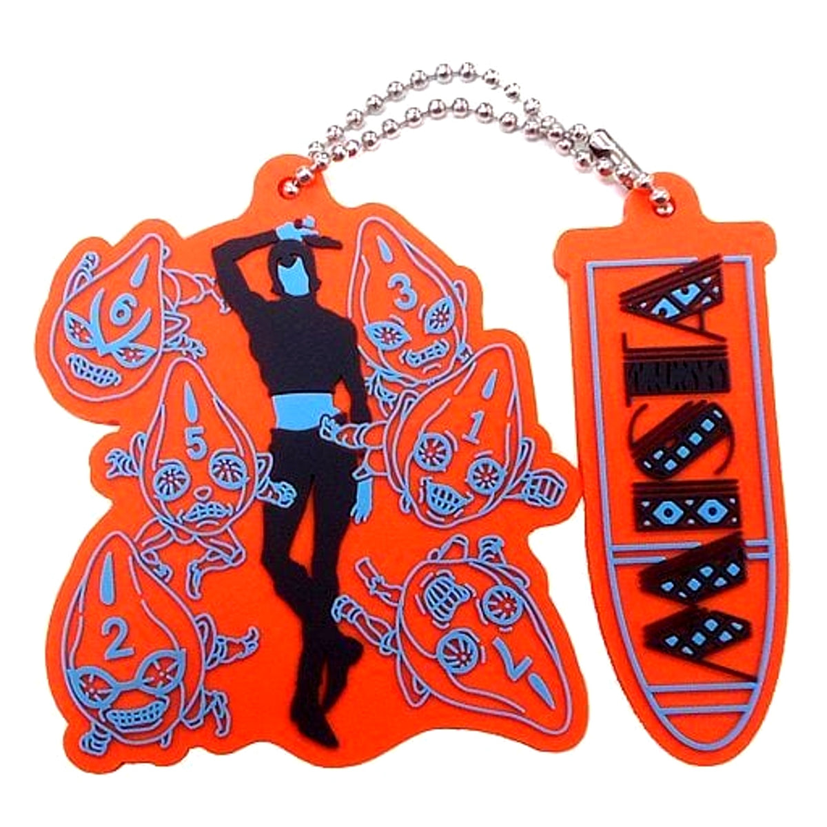 JoJo's Bizarre Adventure Golden Wind Guido Mista Ichiban Kuji Part 2 Rubber Charm Prize F [USED]