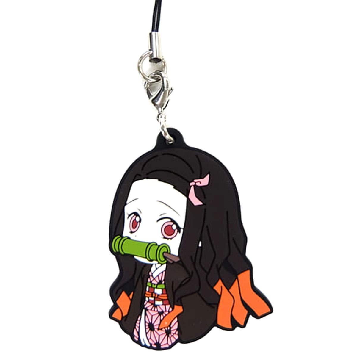 Demon Slayer: Kimetsu no Yaiba Nezuko Kamado C Ichiban Kuji Rubber Charm Kyunchara Illustrations Prize F Keychains [USED]