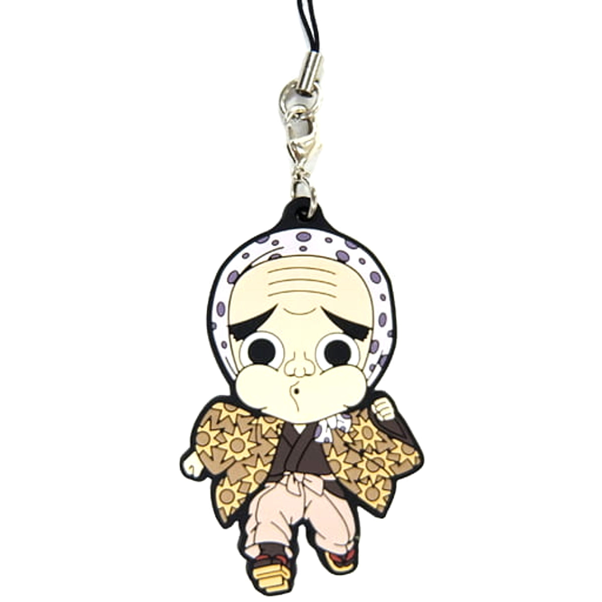 Demon Slayer: Kimetsu no Yaiba Haganezuka Ichiban Kuji Rubber Charm Kyunchara Illustrations Prize F Keychains [USED]