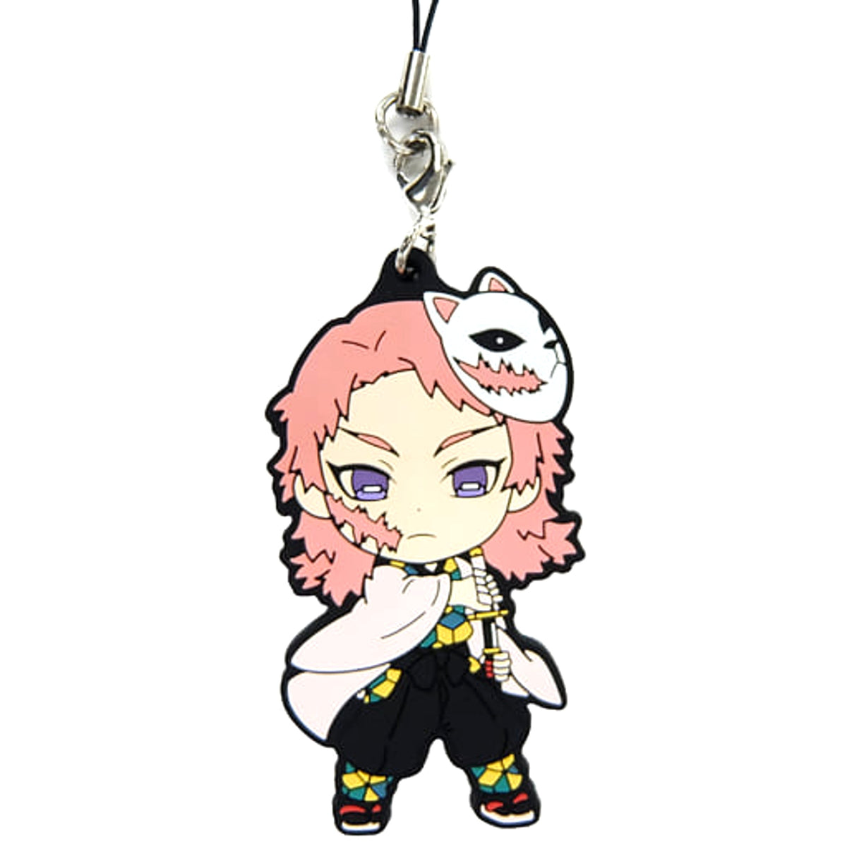 Demon Slayer: Kimetsu no Yaiba Sabito Ichiban Kuji Rubber Charm Kyunchara Illustrations Prize F [USED]