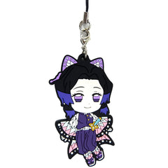 Demon Slayer: Kimetsu no Yaiba Shinobu Kocho Secret 1 Ichiban Kuji Rubber Charm Kyunchara Illustrations Prize F Keychains [USED]