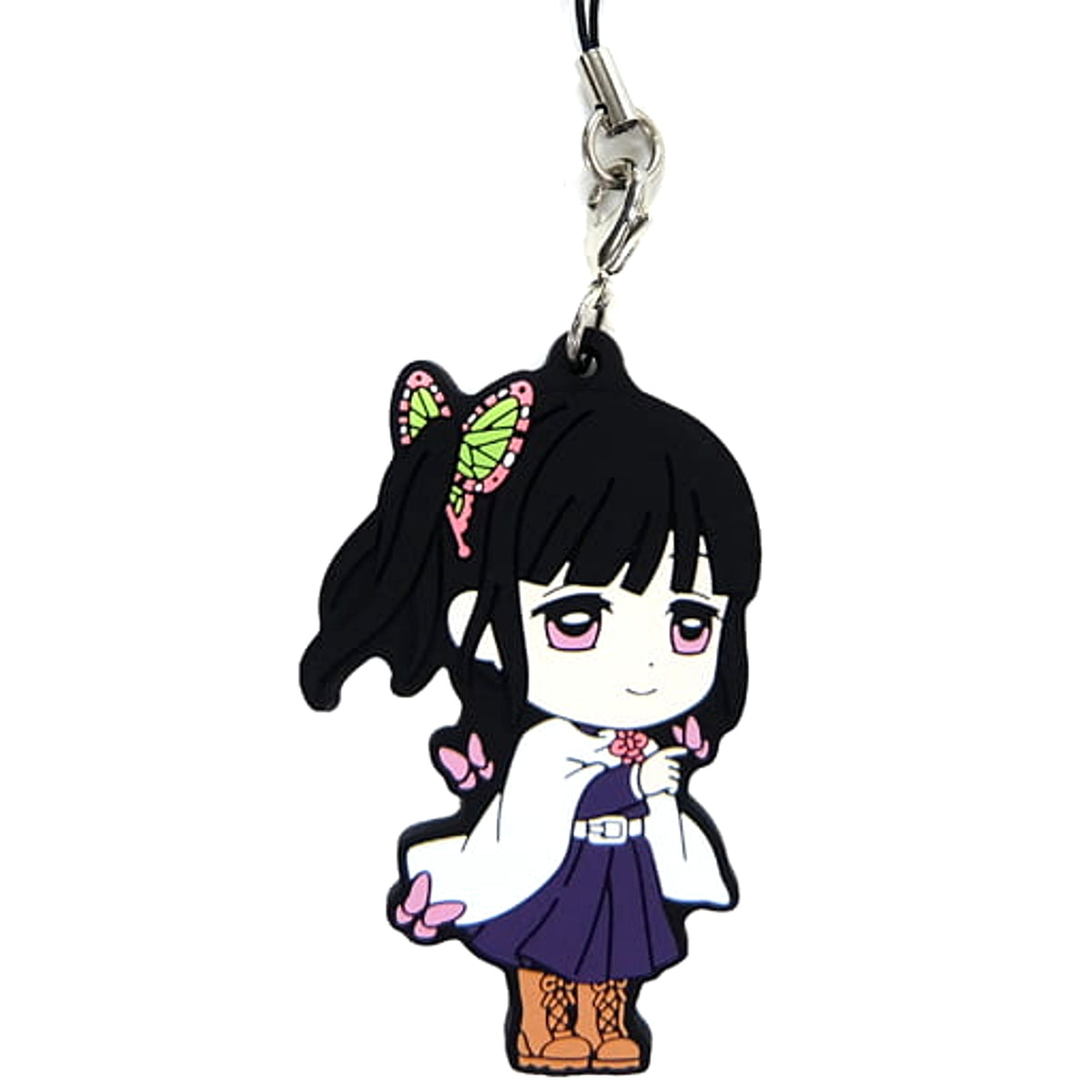 Demon Slayer: Kimetsu no Yaiba Kanao Tsuyuri Secret 2 Ichiban Kuji Rubber Charm Kyunchara Illustrations Prize F Keychains [USED]