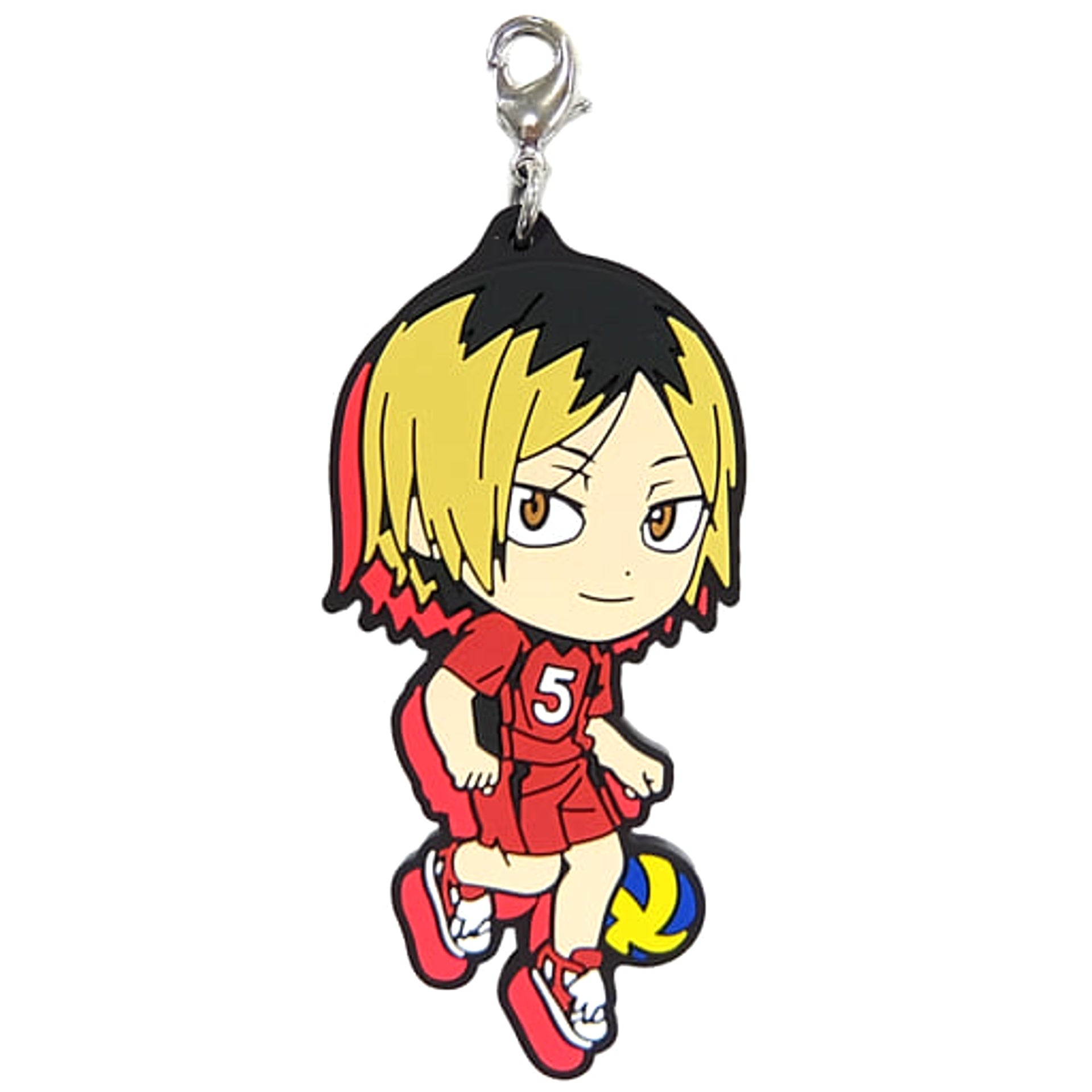 Haikyu!! Kenma Kozume Ichiban Kuji Heartbeat of Joy Rival Rubber Charm Kyunchara Illustrations Prize H Charm [USED]