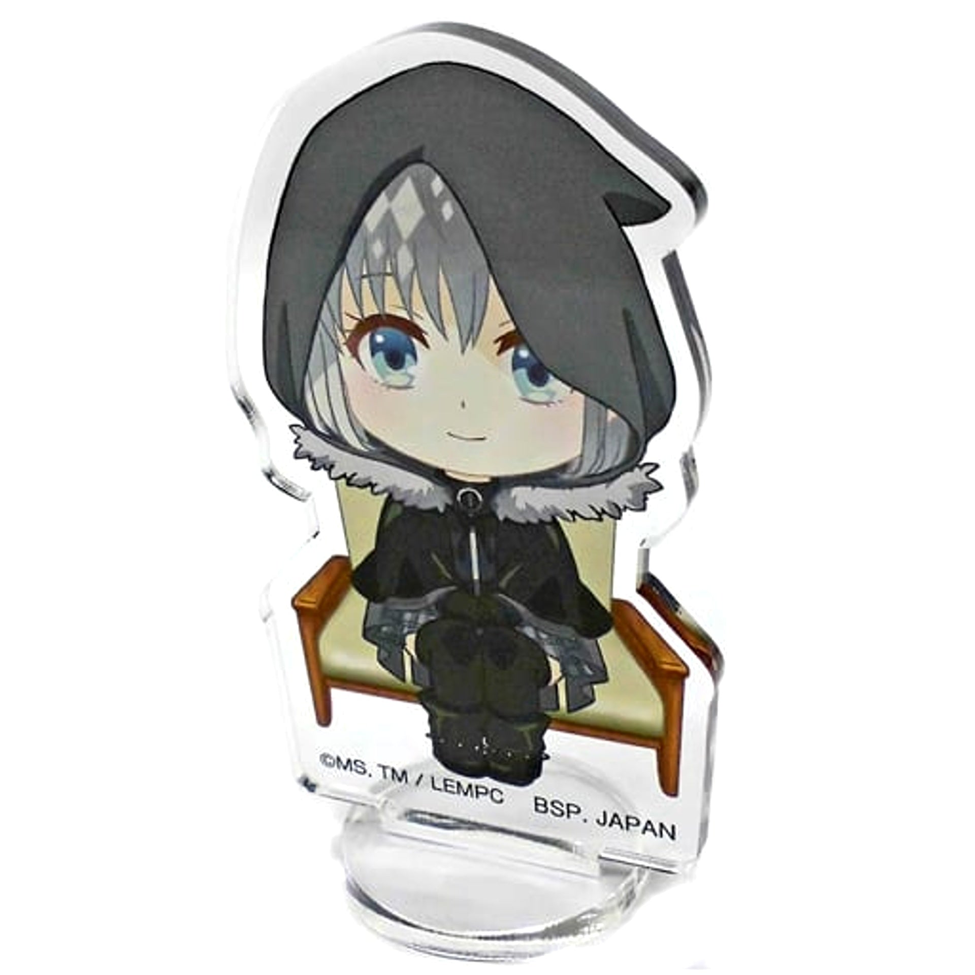 Ichiban Kuji Online Lord El-Melloi II's Case Files Rail Zeppelin Grace note Gray Sitting Acrylic Stand Prize D-5 Acrylic Stands [USED]